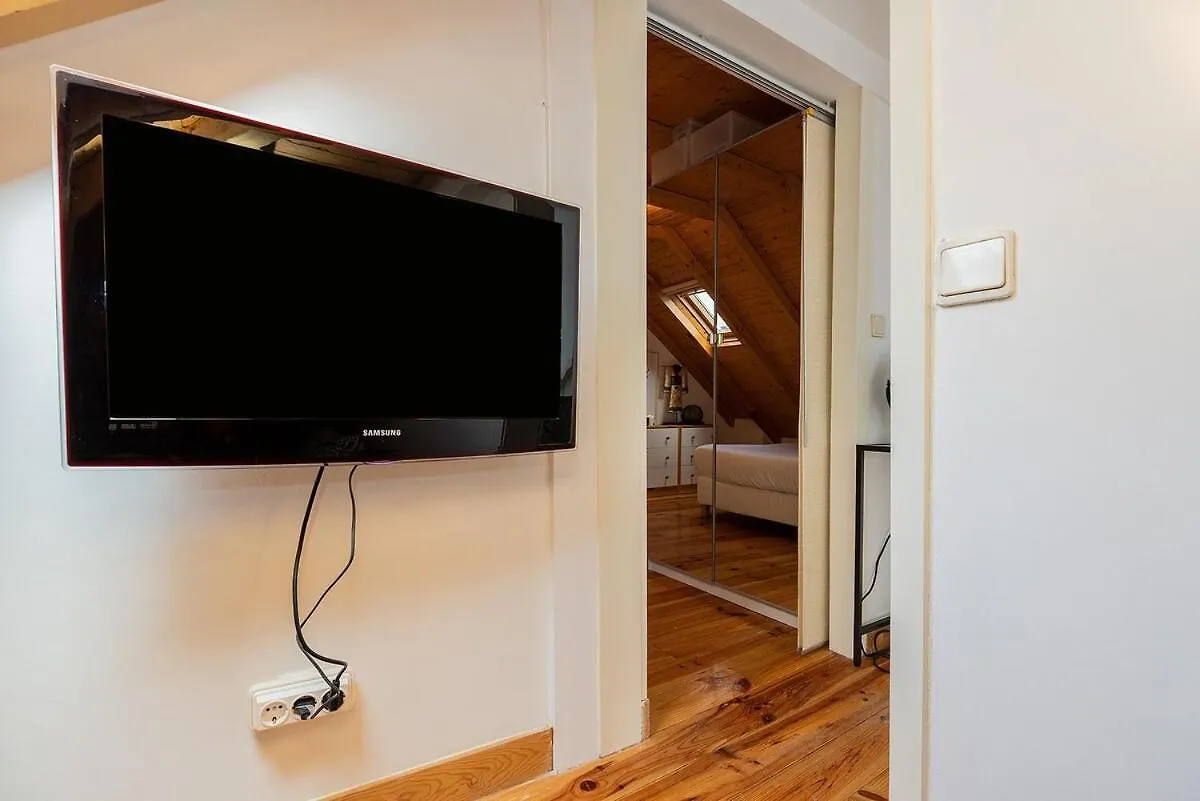 Attic Apartment With Balcony In Bairro Alto Lisbon