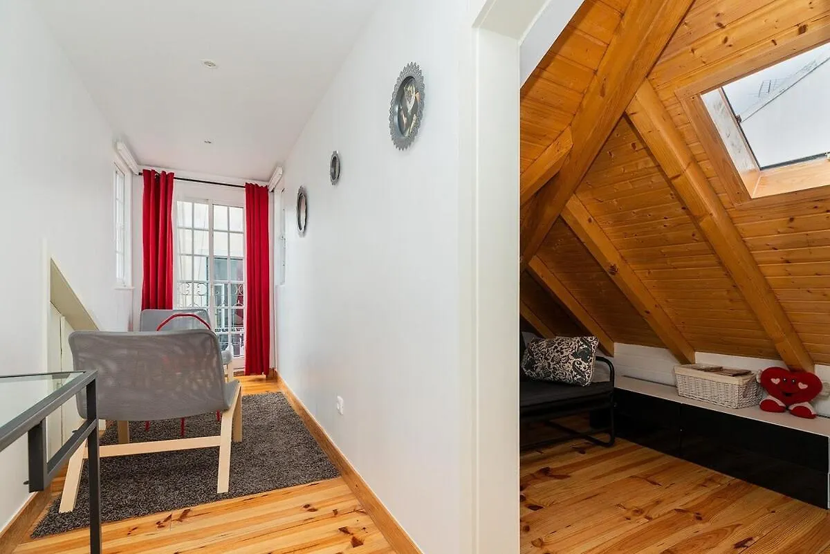 Attic Apartment With Balcony In Bairro Alto Lisbon