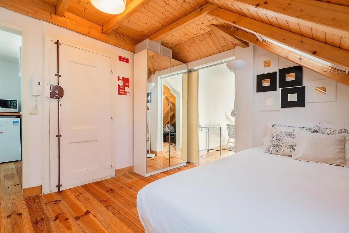 Attic Apartment With Balcony In Bairro Alto Lisbon